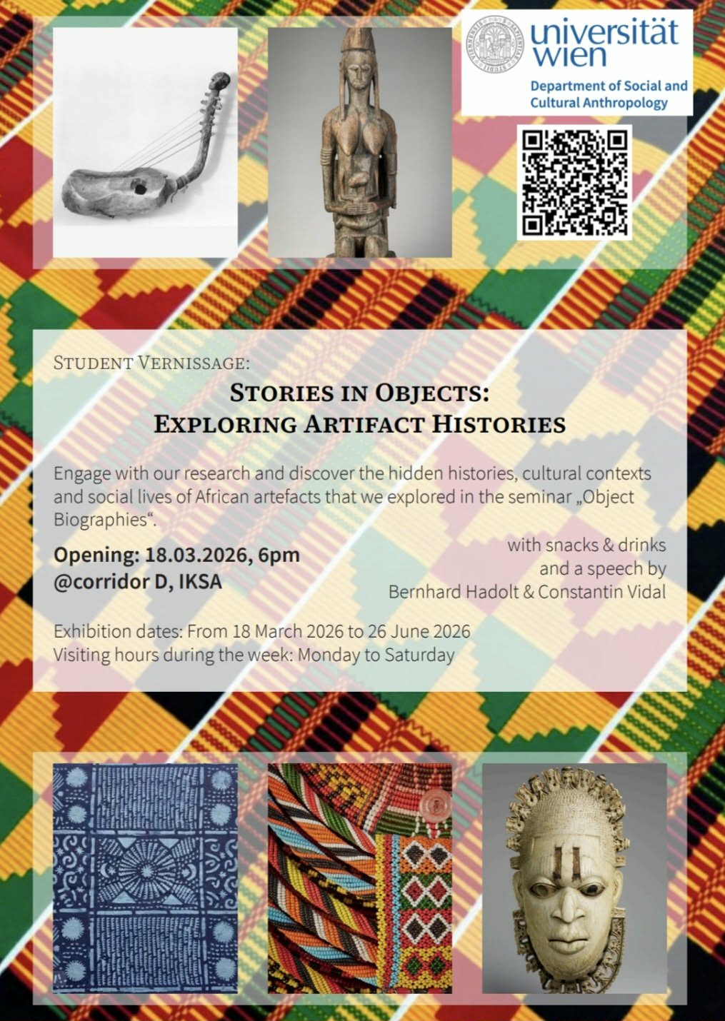 Student Vernissage: Stories in objects - exploring artifacts histories