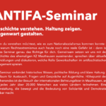 ANTIFA - Geschichte verstehen. Haltung zeigen. Gegenwart gestalten