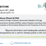 Beyond short-term and inadequate solutions: Christian perspectives for a call for climate justice in the Congo basin forest