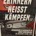 Erinnern heißt Kämpfen - Kundgebung in Gedenken an Ernst Kirchweger