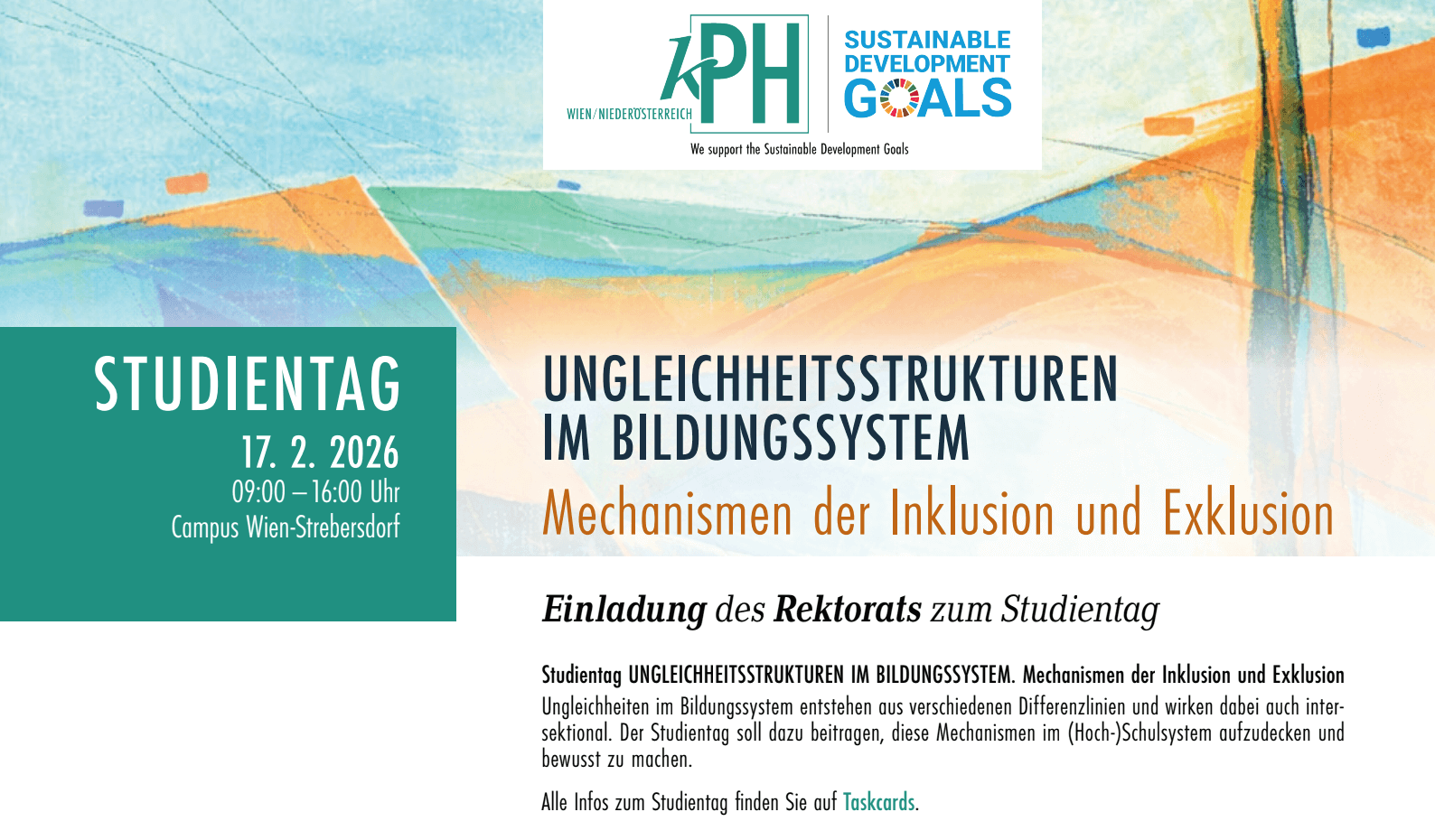 Studientag: Ungleichheitsstrukturen im Bildungssystem