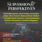 Graz: Subversion & Perspektiven - 6. Tage der afrikanischen Literaturen