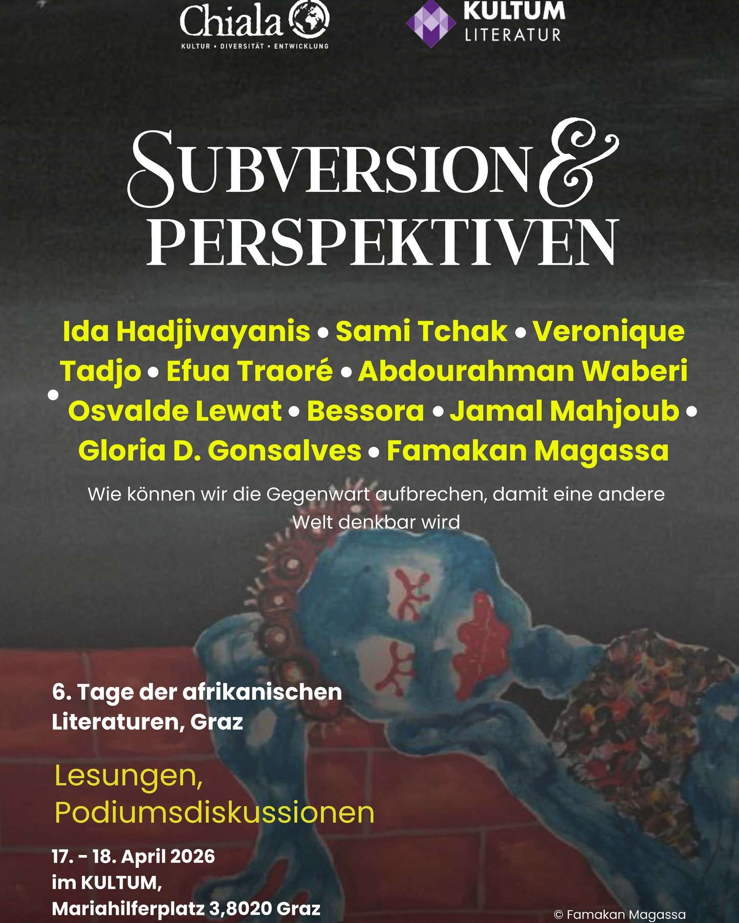 Graz: Subversion & Perspektiven - 6. Tage der afrikanischen Literaturen