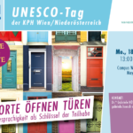 UNESCO TAG - Worte öffnen Türen. Mehrsprachigkeit als Schlüssel der Teilhabe