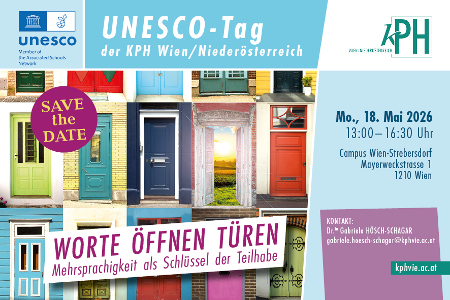 UNESCO TAG - Worte öffnen Türen. Mehrsprachigkeit als Schlüssel der Teilhabe