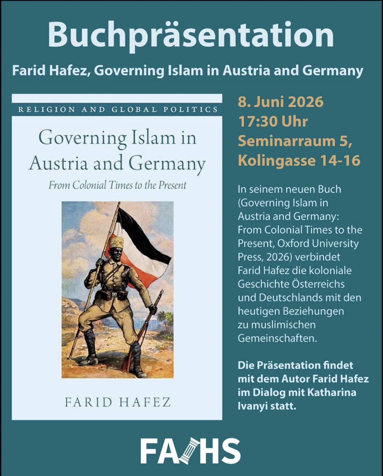 Buchpräsentation: Governing Islam in Austria and Germany