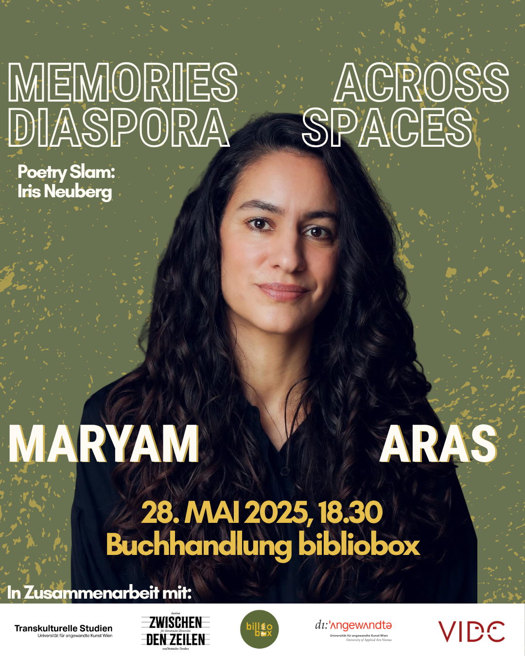 Memories Across Diaspora Spaces - Lesung und Gespräch mit Maryam Aras