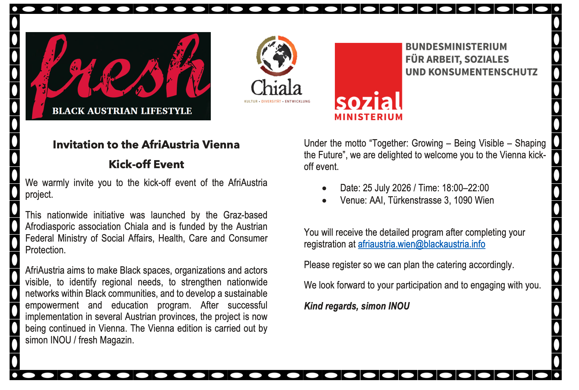 AfriAustria - Auftaktveranstaltung in Wien / Kick-Off Event in Vienna