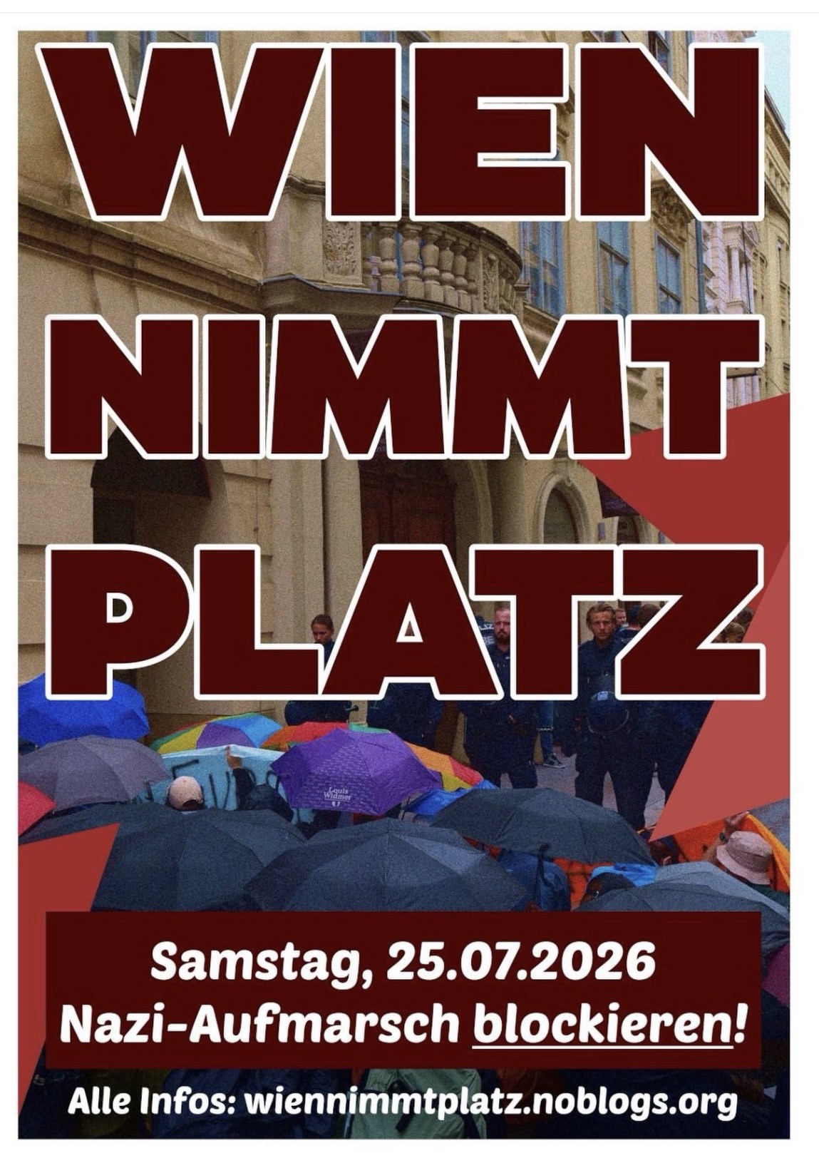 Wiennimmtplatz will in Wien "Nazi-Aufmarsch blockieren"