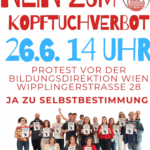 Schule brennt: Nein zum Kopftuchverbot