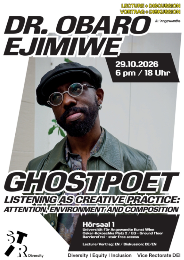 Wien: Listening as Creative Practice with guest lecturer Dr. Obaro Ejimiwe (Ghospoet)